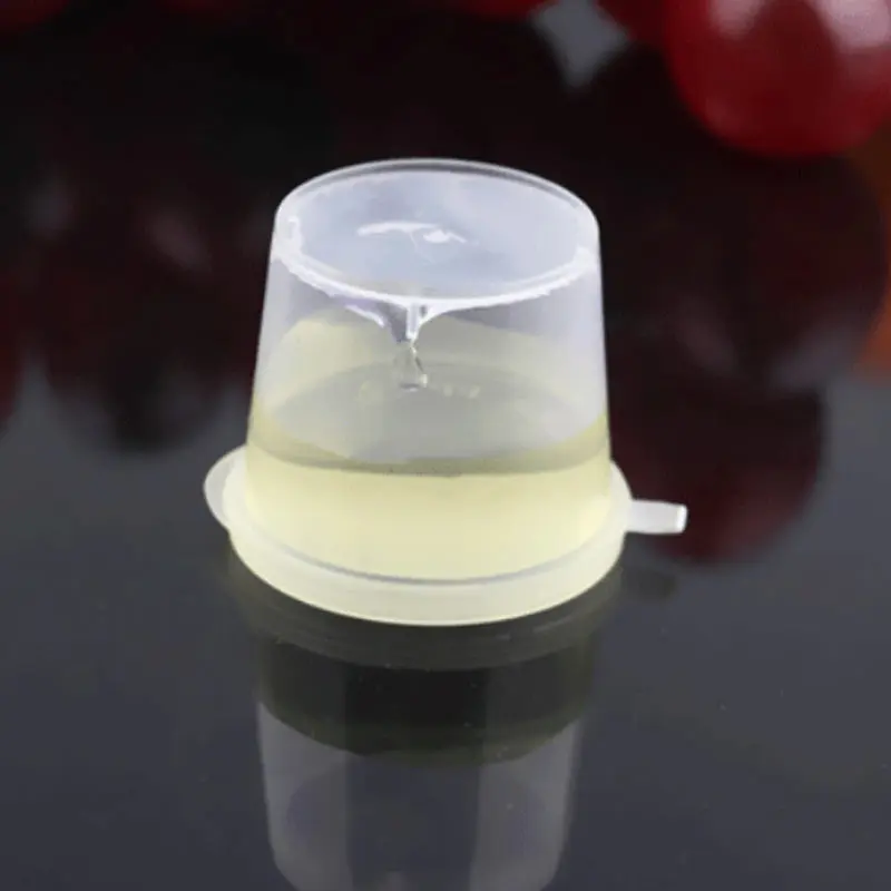 50 шт./компл. 40 мл прозрачная чашка для соуса пластиковый одноразовый контейнер