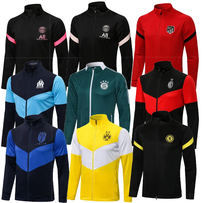 

2022 тренировочная футбольная куртка для мужчин, тренировочная Беговая тренировка, геометрия 2021, мужская куртка на молнии