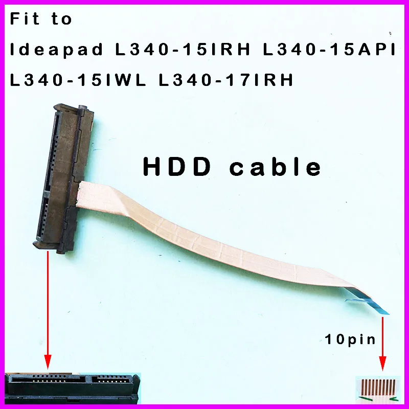 Новый жесткого диска Sata HDD Кабельный разъем адаптера для Lenovo Ideapad L340-15IRH L340-15API