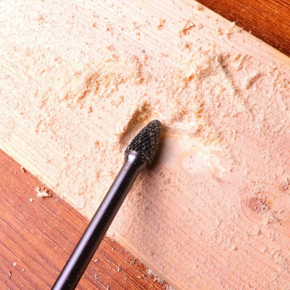 Горячая продажа 1 шт. 1/4 &quotхвостовик двойной резки роторных файлов Резак карбида