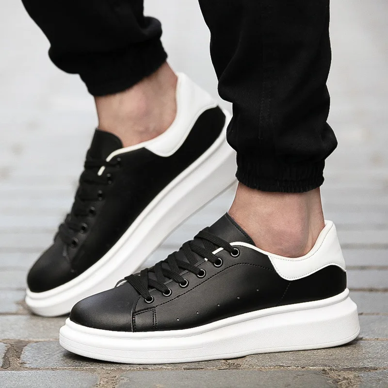 Men's Shoes 2019 Spring Summer Thick Soled Men Sneaker Fashion White Women Mens Sports Running Women's | Обувь
