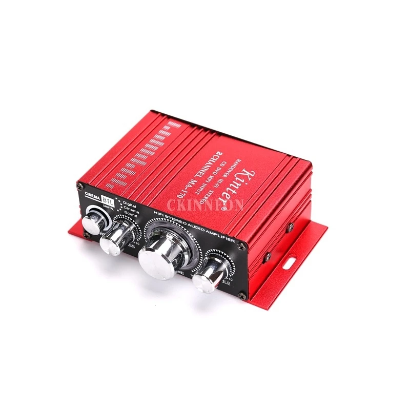 50 шт./лот Kinter Ma 170 DC12V Mini 2 0 20 Вт + аудио мотоцикл автомобильный усилитель|car amplifier|kinter