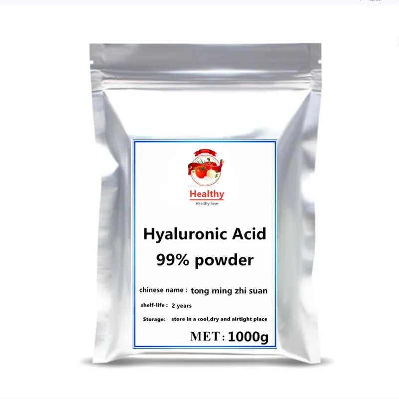 Hot sale 99% Hyaluronic Acid Powder Cosmetic HA Low Molecular Weight Moisturizing Anti-ultraviolet skin whitening |