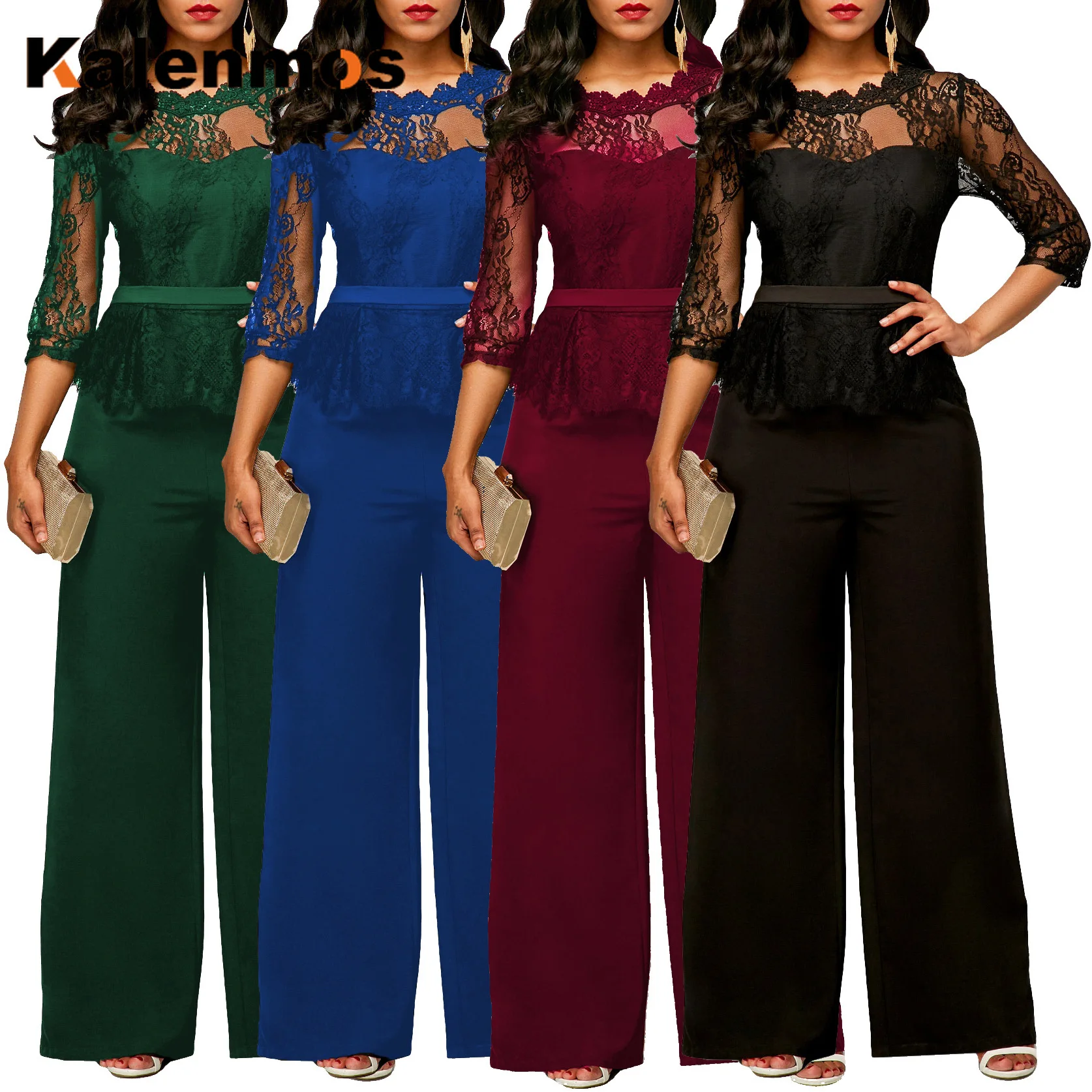 Комбинезон Женский Длинный Облегающий повседневный пикантный спортивный костюм