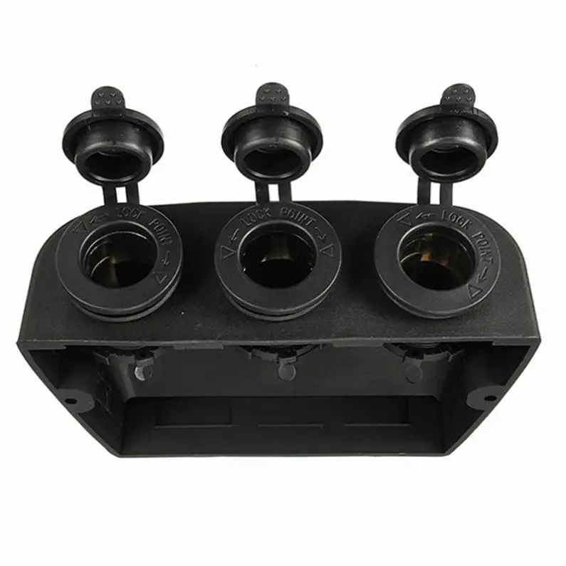 Водонепроницаемый разветвитель для прикуривателя 21 мм с 2 винтами|Кабели