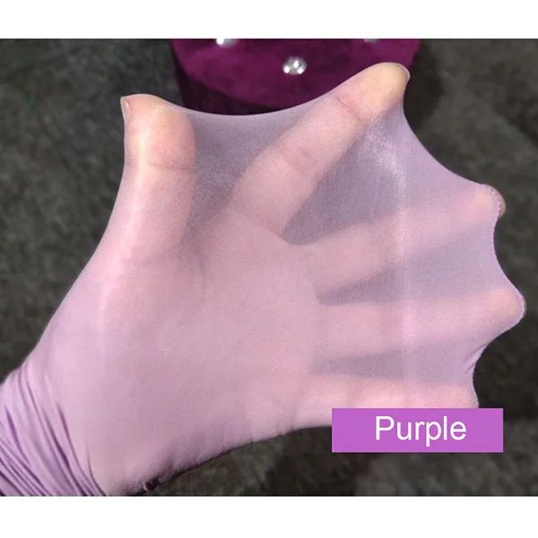 Purple Luonalex/Большие размеры, женские чулки выше колена, масляные блестящие сексуальные кружевные верхние чулки, женские эластичные чулки, нейлоновые чулки трикотаж - Цвет: Purple