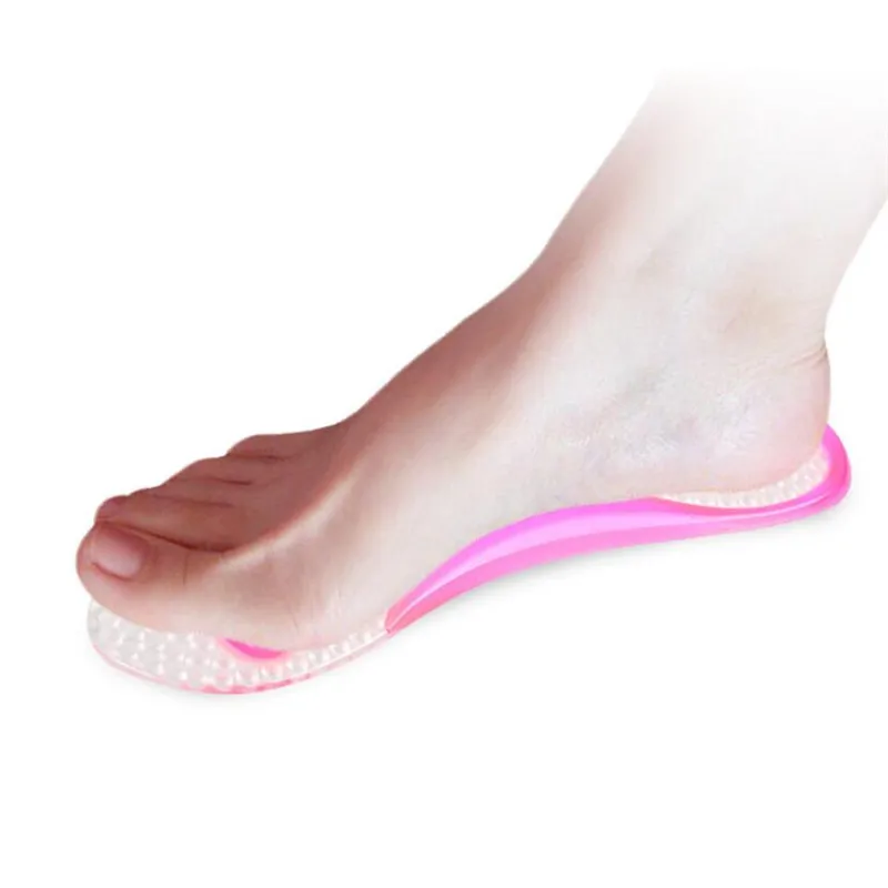 

Orthopedic Silicone Insoles High Heels Foot Cushion Arch Support Shoes Pads Transparent Anti-slip Massaging Metatarsal Cushion