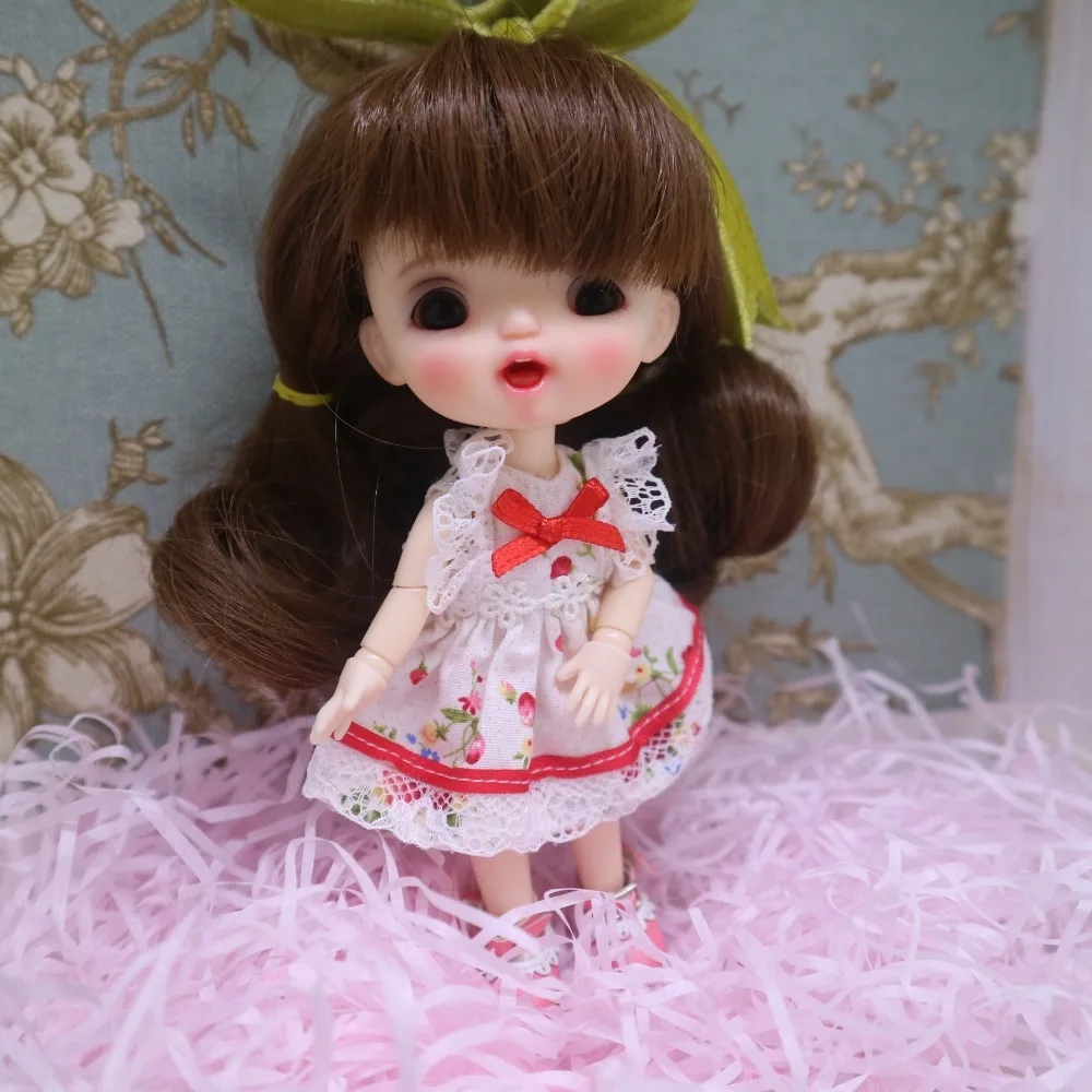 whole 1 Новые сахарные куклы Ob11 куклы 1/8 изготовление на заказ BJD куклы DIY макияж куклы и голова куклы OB - Цвет: whole 1