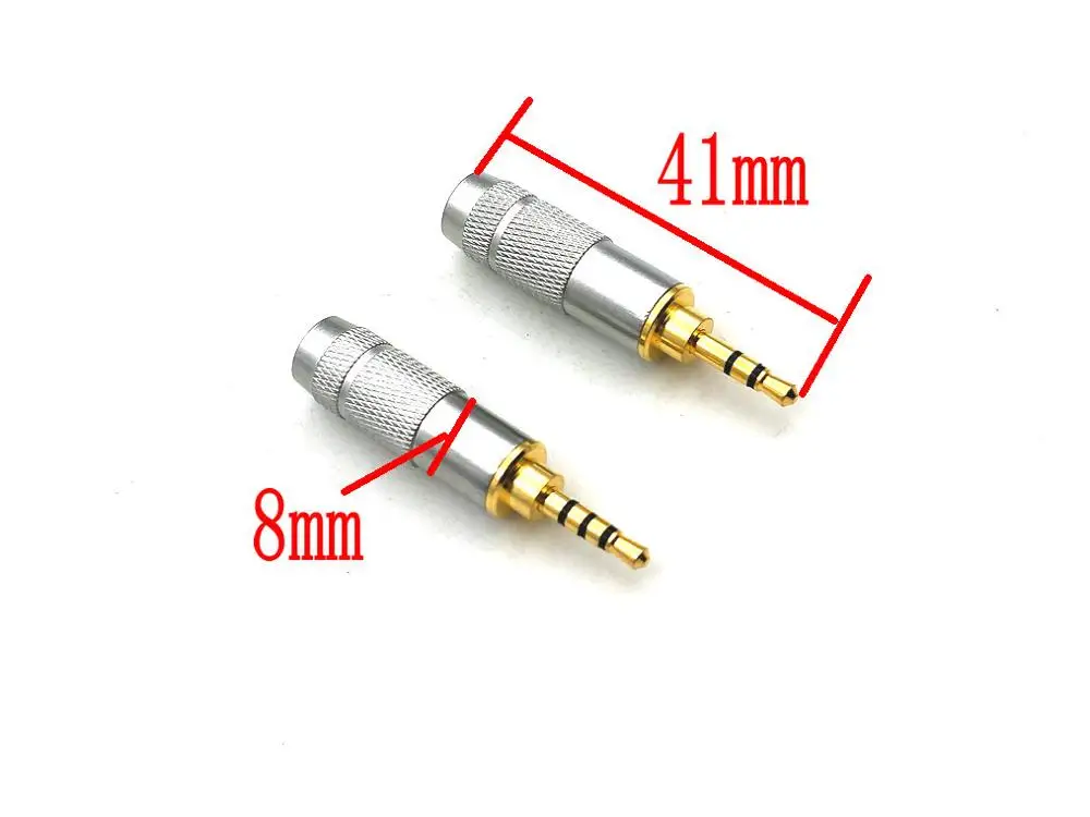 2 5 мм стерео 3 полюса/4 полюса ремонт штекер для наушников кабель аудио припой DIY