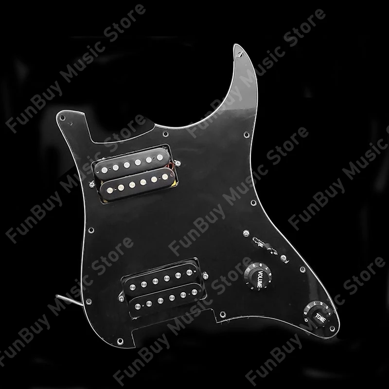 Загруженный Предварительно проводной захват для электрогитары HH Pickguard Humbucker