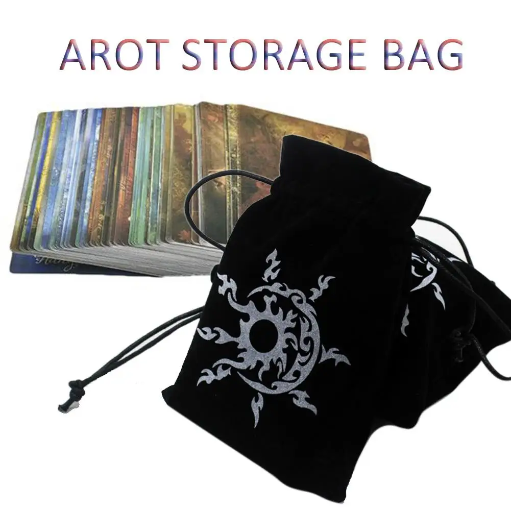 Бархатная пентаграмма Таро сумка для хранения карт игрушка ювелирное изделие