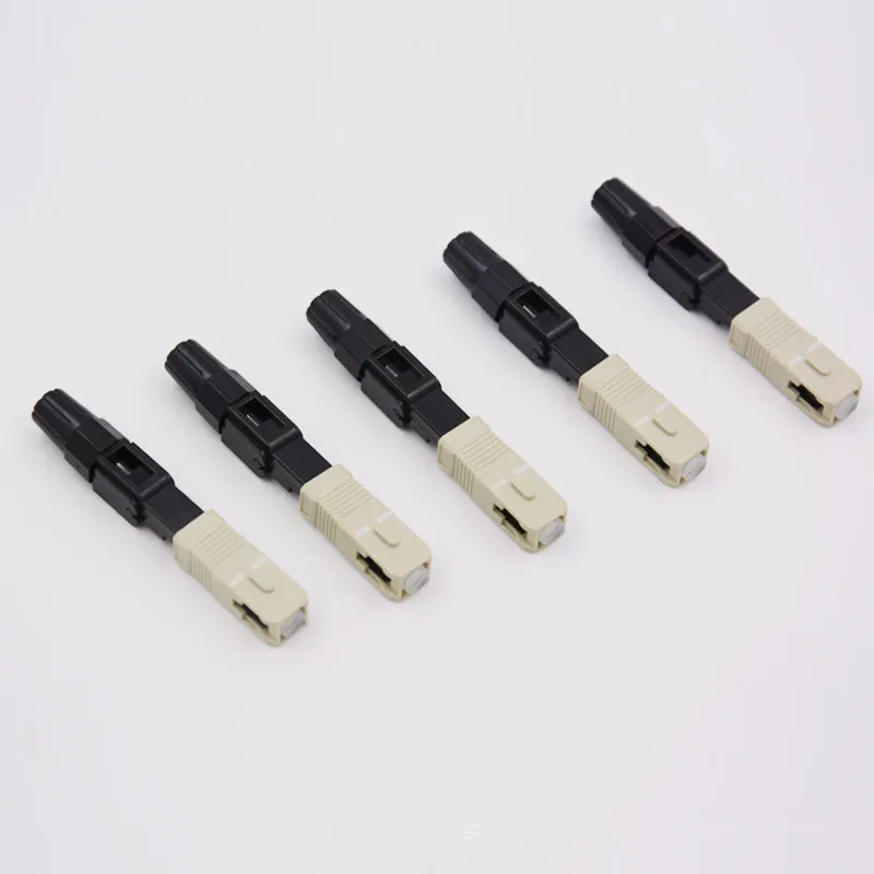 FTTH SC/UPC Multi Mode Optical Fiber Fast Connector Embedded SC MM Fiber Optic Quick Connectors 50/125 Factory Price