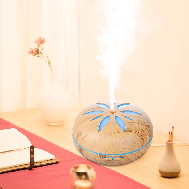 

Essential Oil Diffuser USB Air Humidifier Aromatherapy Aroma Diffuser 550ML Electric Remote Control LED Colorful Night Light