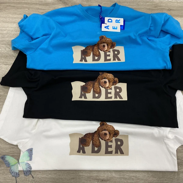 

Adererror T Shirt Ader Error T-shirt Lovely Sleeping Bear Cartoon Couple Casual Tshirt