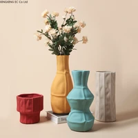 hydroponic ceramic vase modern flower arrangement countertop vase light luxury home decoration living room decoration vase