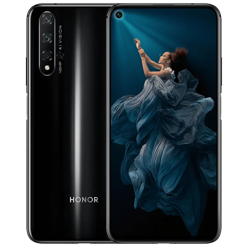 Huawei Honor 20 смартфон мобильный телефон 48MP AI Quad Camera 6 26 &quotполноразмерный дисплей 4000