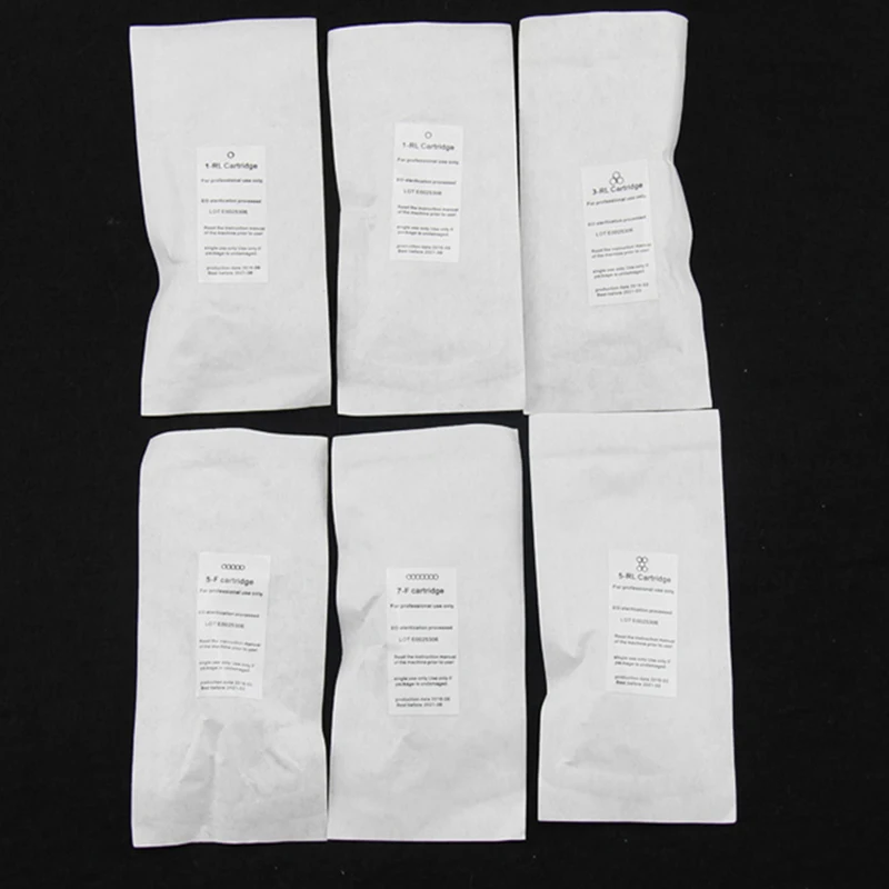 30 шт одноразовые иглы татуировки перманентный макияж картридж наконечники для