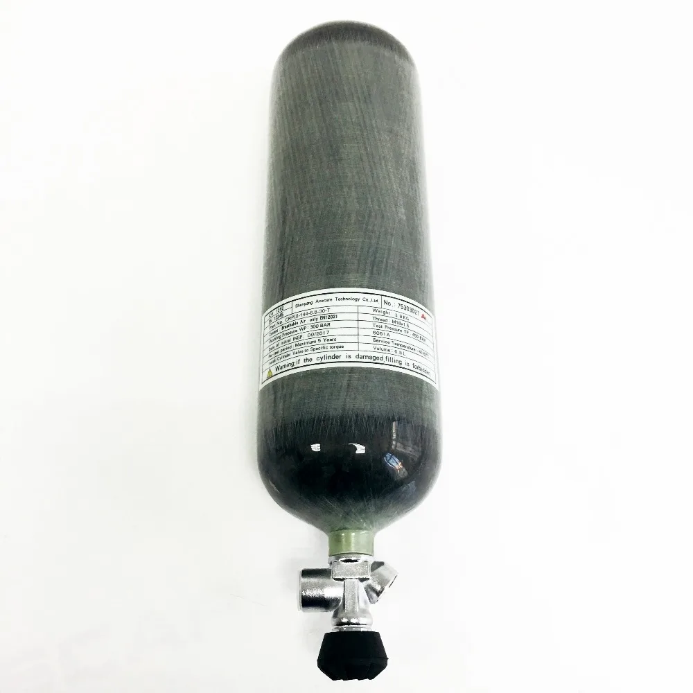 AC16831 Acecare 6.8L Carbon Fiber Cylinder PCP/Paintball Tank With Valve For Hunting/Shooting/Diving Airsoft Airforce Condor