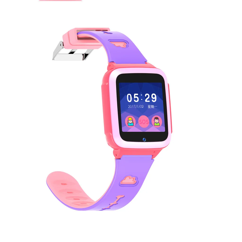 Дети gps Smartwatch1.44 дюймов Анти-потеря Смарт-часы для детей девочек мальчиков камера SOS регистратор сигнала тревоги для Ios Android
