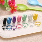 Новинка 2022, романтичное и милое женское кольцо из двух частей, креативное и персонализированное кольцо с бабочкой, Открытое кольцо, цветное кольцо для пары