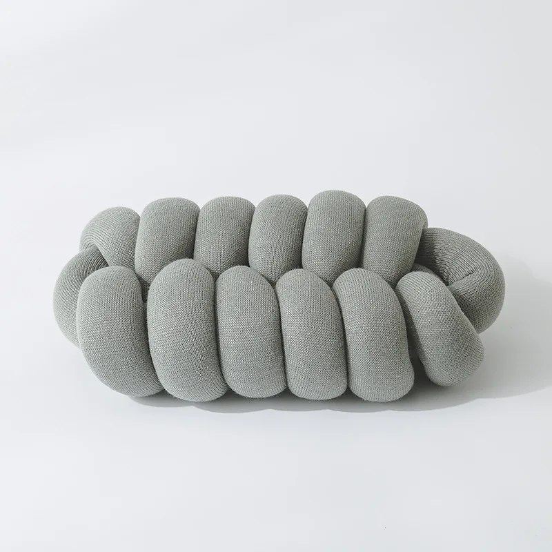

Nordic Style Creative Handmade Knot Cushion Nap Office Waist Back Cushion INS Children Room Home Decoration Sofa Throw Pillow