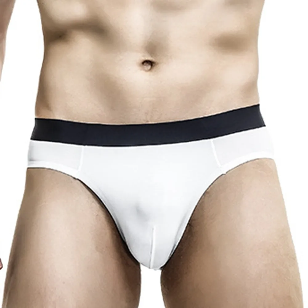 

Ice Silk Underwear Man Seamless Brief Sexy Man Smooth Panties Man U Convex Pouch Underpant Breathable Male Panty Short Swimwear