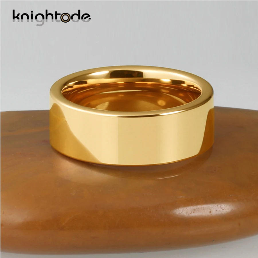 Кольцо обручальное из карбида вольфрама для мужчин и женщин классическое кольцо