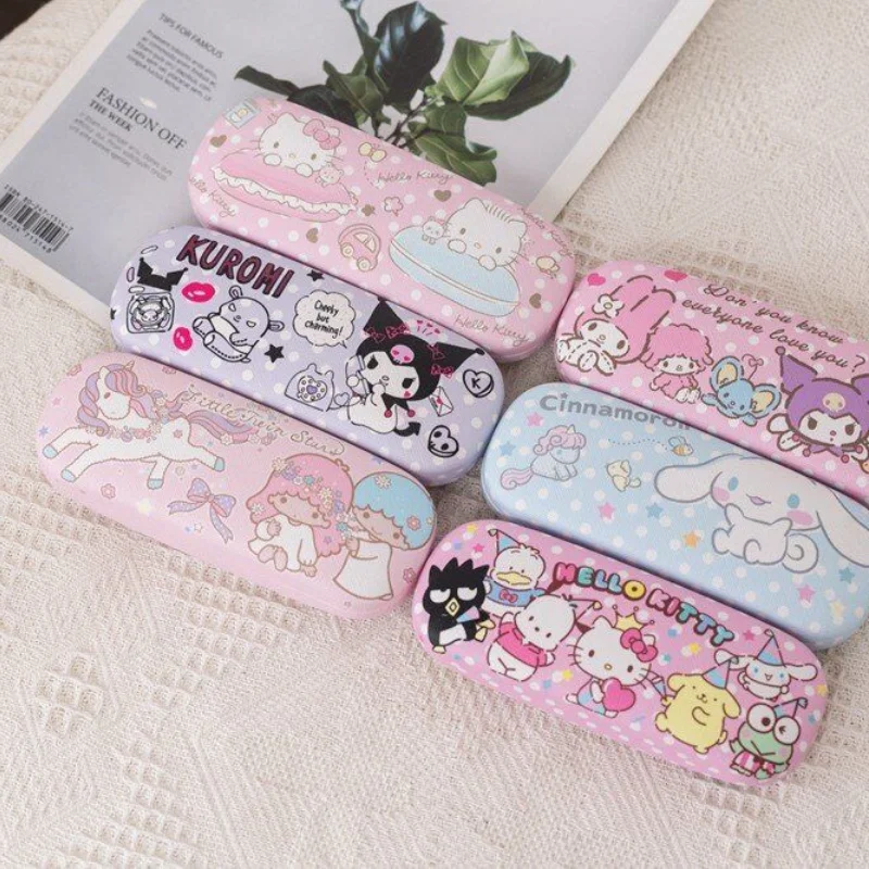 

Sanrio аниме периферическая мелодия Kuromi Cinnamonrols кавайные декоративные аксессуары очки защитные портативные солнцезащитные очки