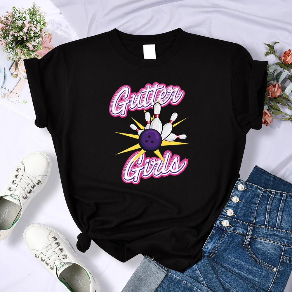 

Женская футболка с круглым вырезом, с принтом