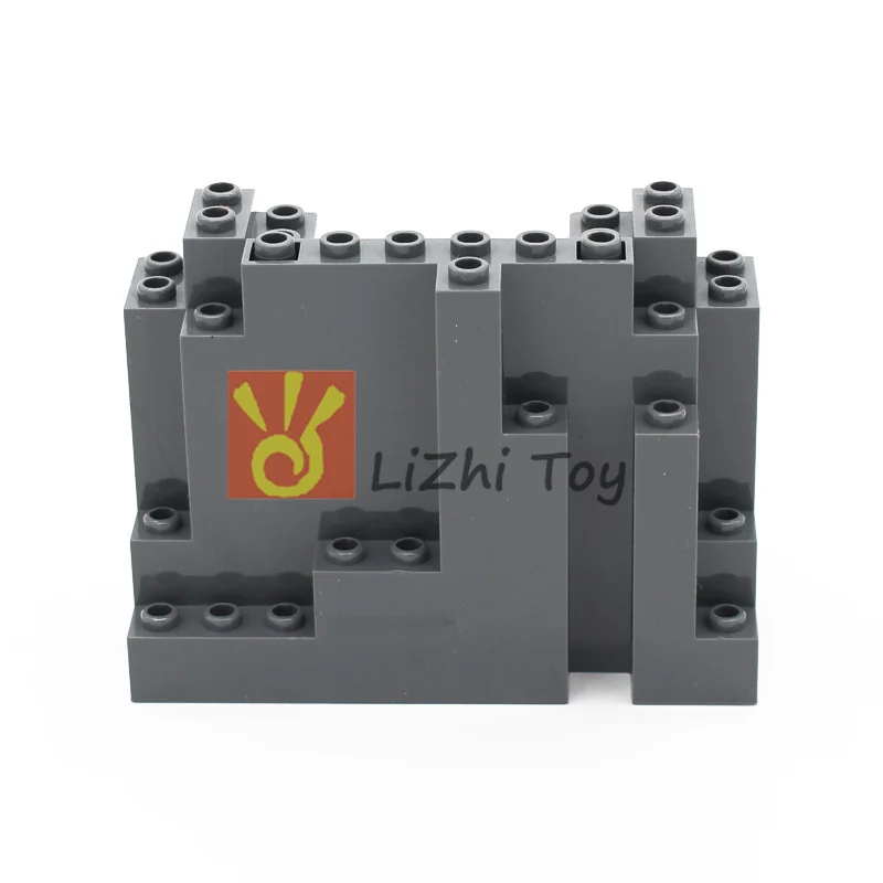 Кубики MOC 6082 рок Панель 4X10X6 прямоугольный DIY просветить строительные блоки