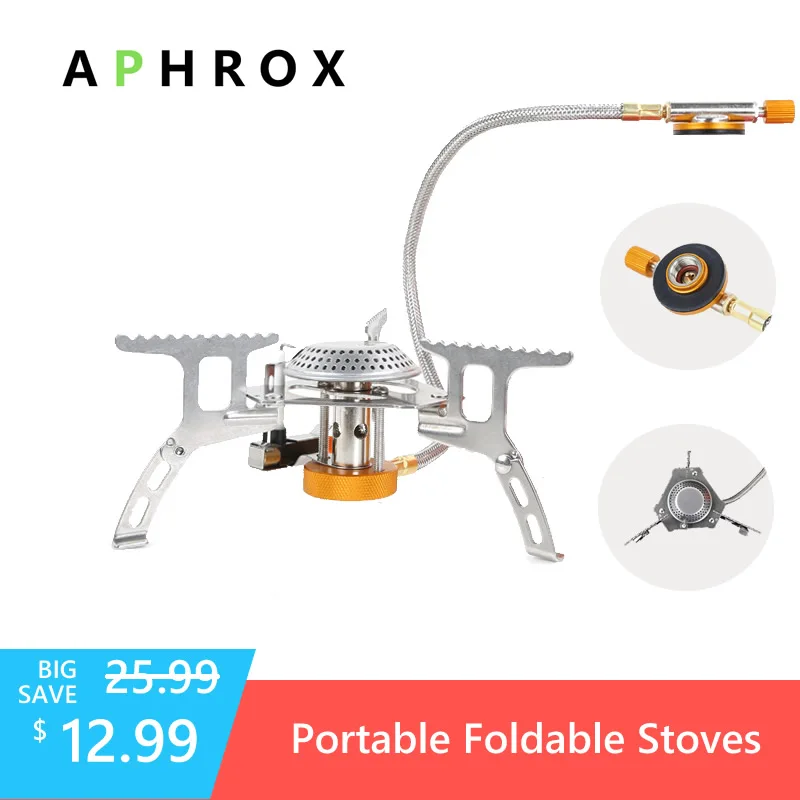 Portable Foldable Stove Camping Gas burner Folding Electronic hiking 3000W Outdoor | Спорт и развлечения