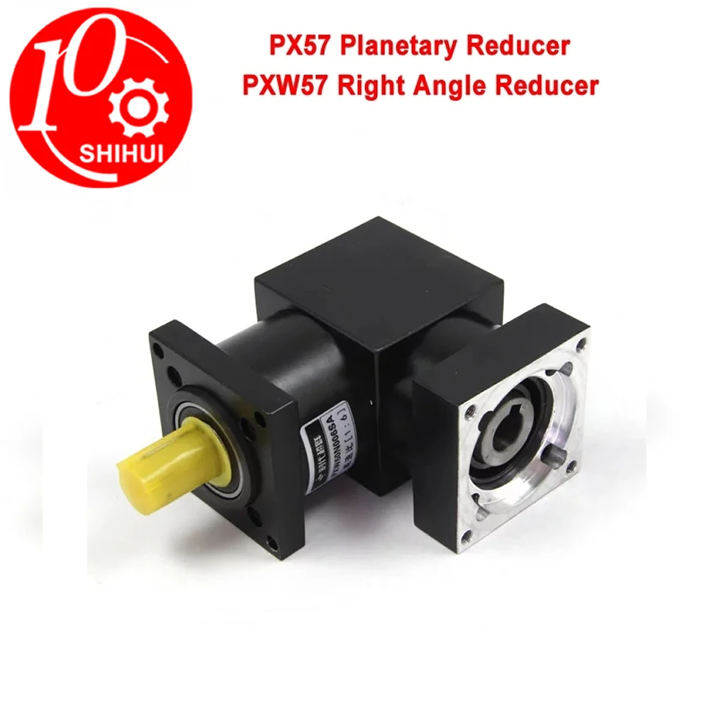 

PX57 / PXW57 Planetary Gearbox Or Right Angle Reducer Speed Ratio 4/5/6/10/16/20/24/30/36/64/96/144/216 Apply To NEMA23 Stepper