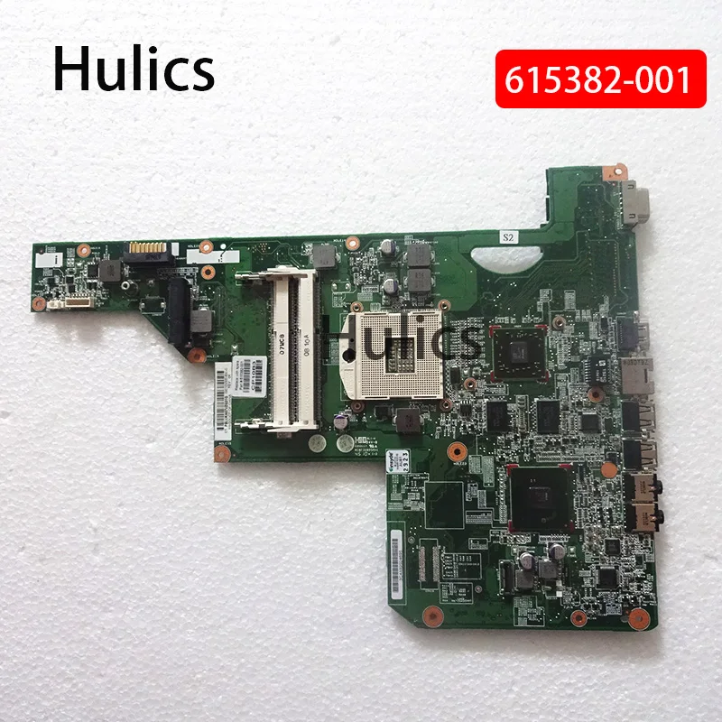 Оригинальная материнская плата Hulics 615382 001 для ноутбука HP COMPAQ G62 CQ62 G72 CQ72