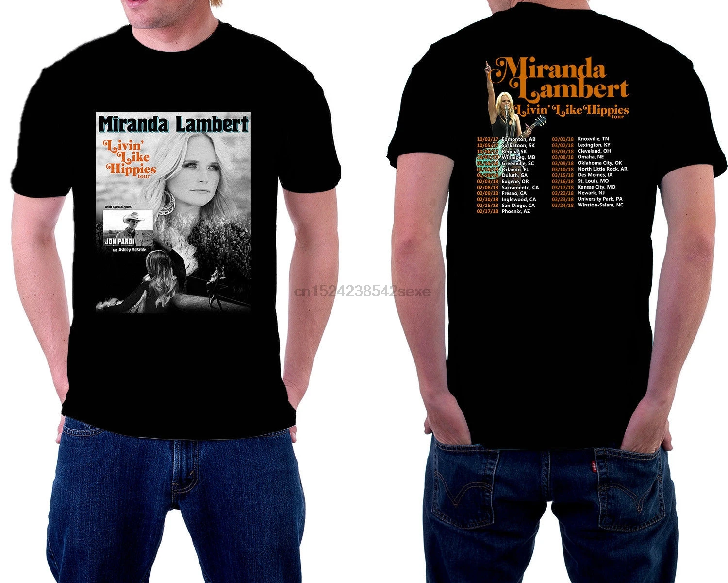 Миранда Ламберт Тур 2018 футболка с датой тура черный цвет лучший дизайн |
