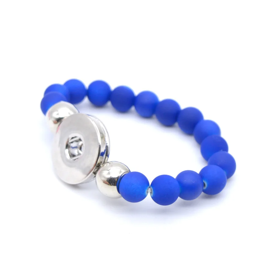 Желтый силиконовый браслет с кнопками подходит для металлических кнопок 18 мм/12