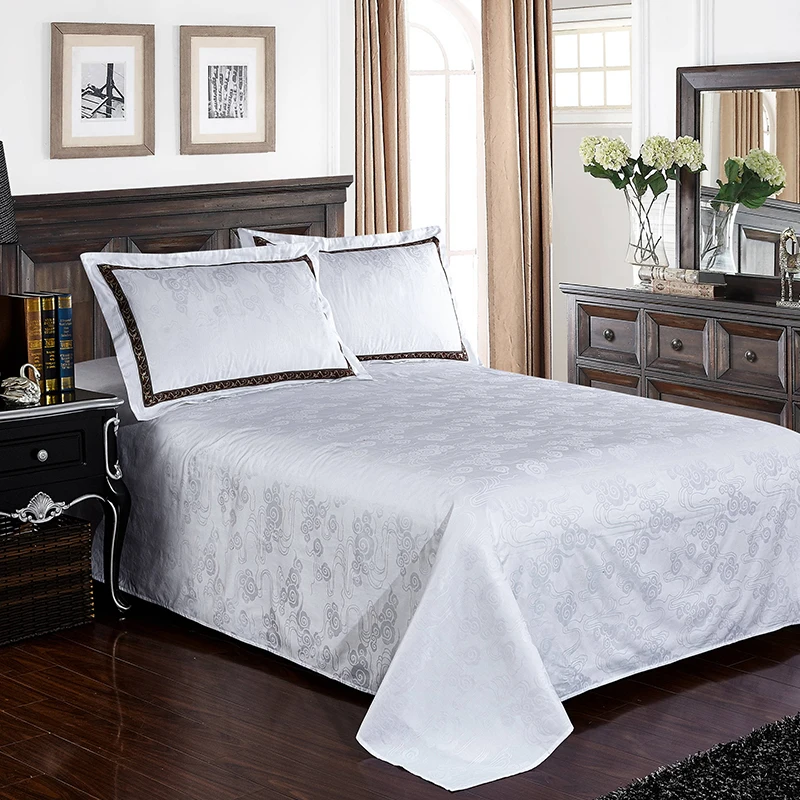 Дешевый жаккардовый Комплект постельного белья из 4 предметов хлопковый