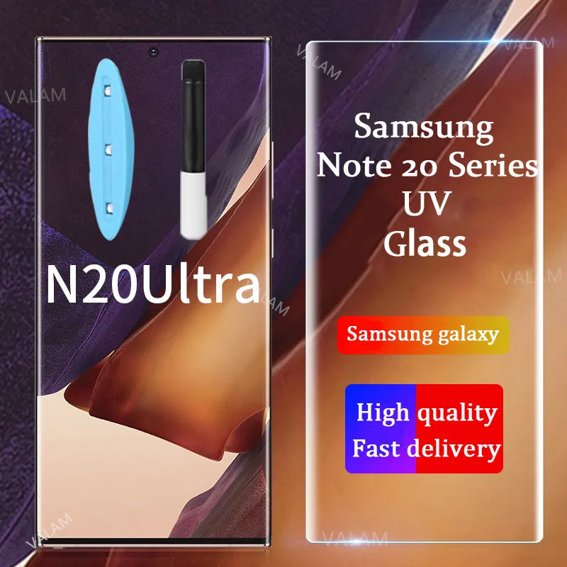 

VALAM для Samsung Galaxy Note 20 S20 UItra УФ-стекло жидкое полное клеевое закаленное стекло для Galaxy Note 20 UItra защита экрана