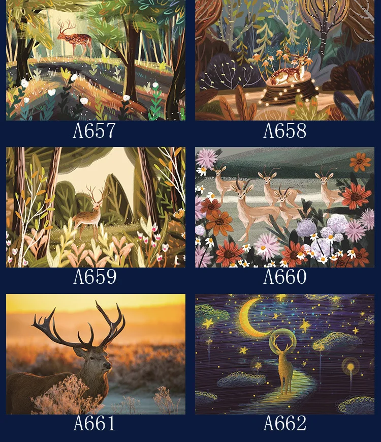 

Puzzle 1000 Pieces Elk Series Puzzle Wooden Adult Children Interactive Toys Gift Interior Decoration Puzzle