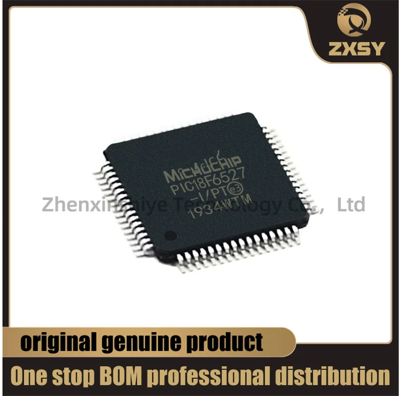 

PIC18F6527-IPT package TQFP64 embedded 8-bit microcontroller MCU semiconductor new original
