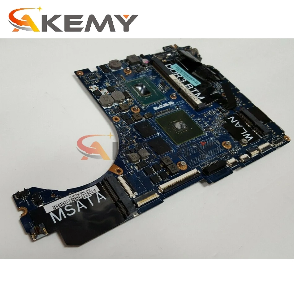 Akemy 03FR96 3FR96 LA-7851P для DELL XPS15 L521X материнская плата ноутбука i5-3210M HM76 DDR3 тестирование |