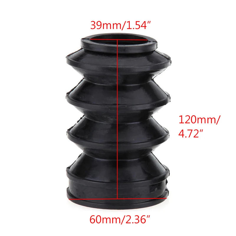 

39mm Rubber Front Fork Boots Shock Gaiters F7QB