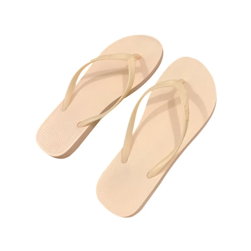 

Flip-flops female summer anti slip wear soft soles black clip foot beach shoes bathroom bath sandals Instagram tide