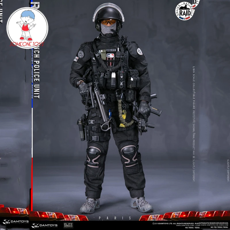 DAMTOYS 1/6 солдат, фигурка французского полицейского отряда, рейд в Париж, коллекция, фигурка, куклы