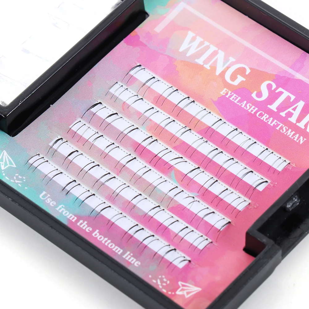 1 коробка сегментированные ресницы для макияжа нижние натуральные ручной работы