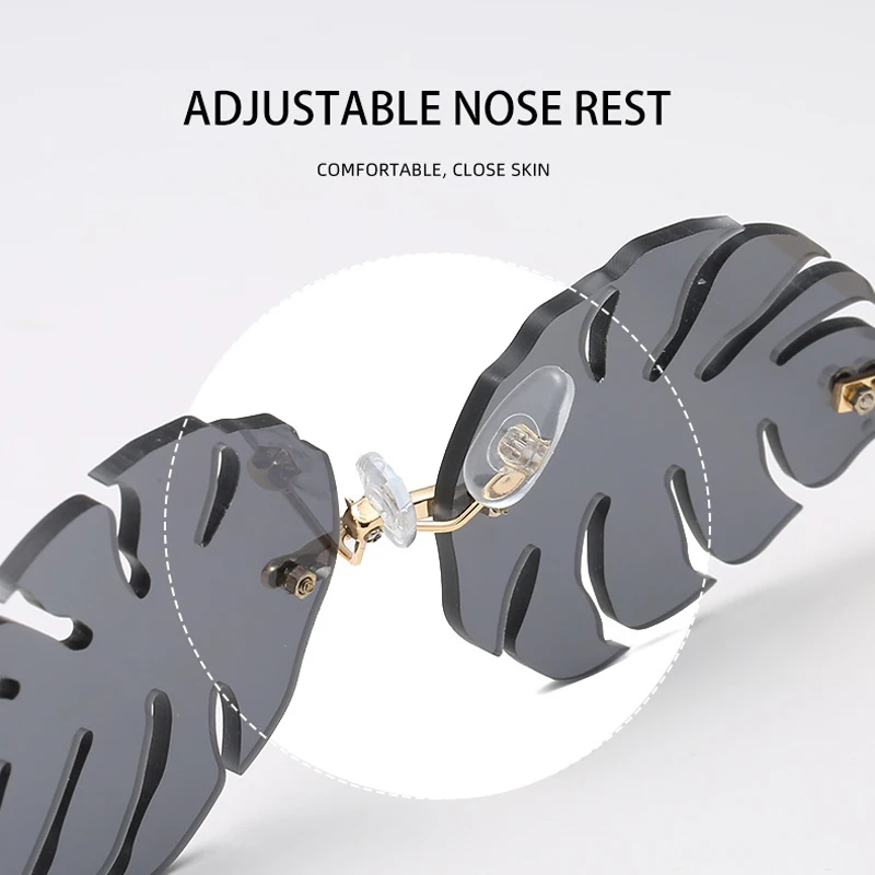 Солнцезащитные очки Zilead с забавными листьями для мужчин и женщин Популярные