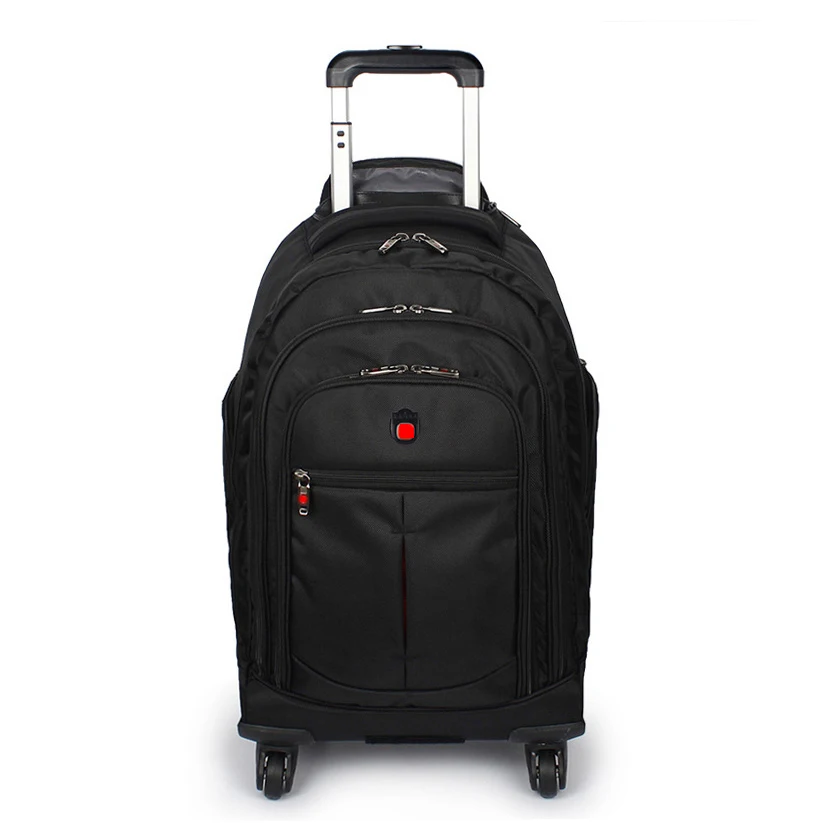 

Swiss Brand carry on trolley suitcase bag with wheels travel rolling luggage trolley bag men women fashion boarding travel bag