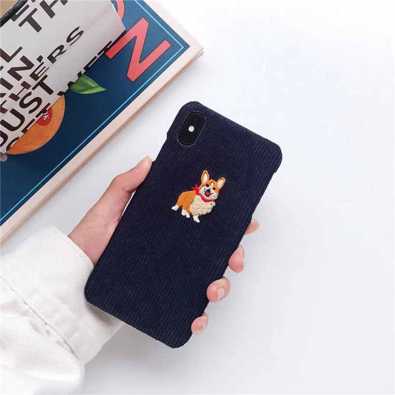 Зимние тканевый чехол для телефона для iPhone 11 Pro 6, 6 S, 7, 8plus X Чехол 3D с забавными овечками Пингвин плюшевый чехол для iPhone X XR XS MAX - Цвет: Keji