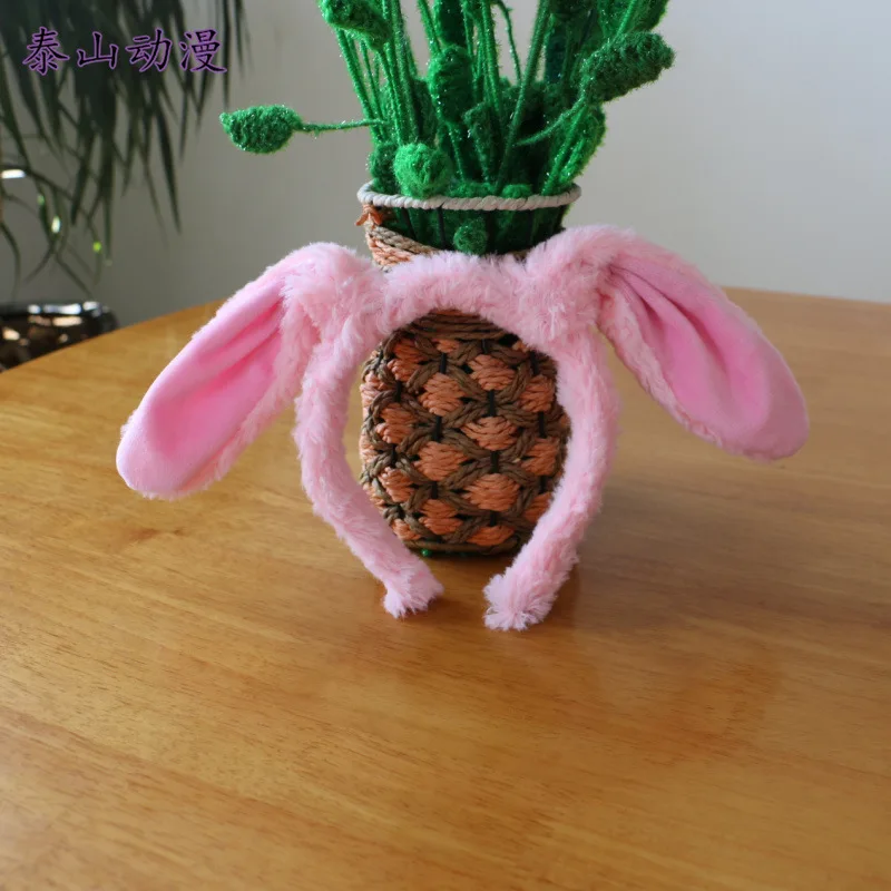 Повязка для волос Taishan с кроличьими ушками повседневный головной убор в стиле