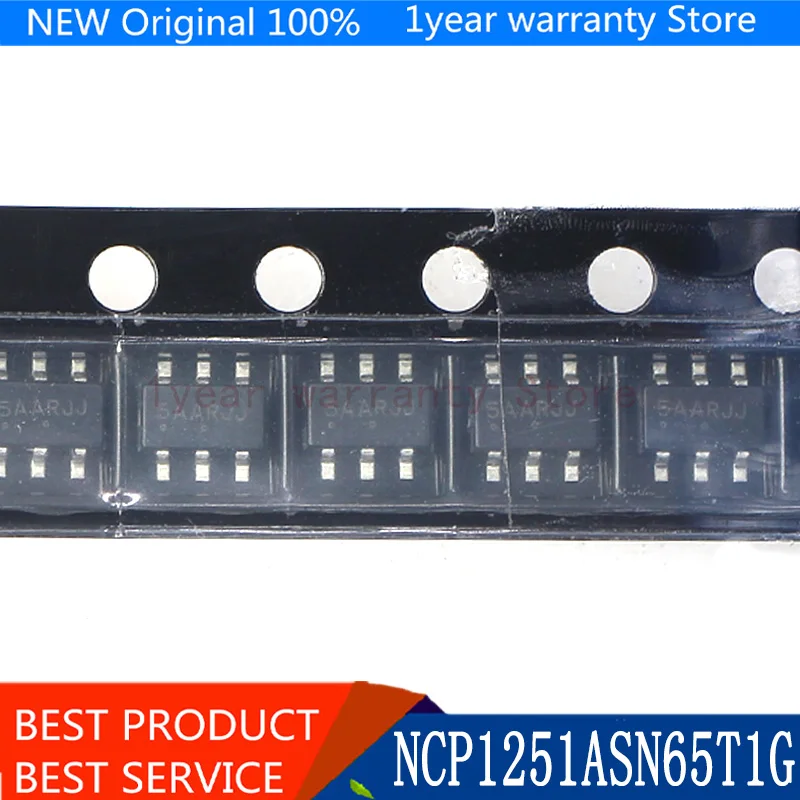 

{ New original } 10pcs NCP1251 NCP1251ASN65T1G NCP1251A SOT23-6 AC/DC