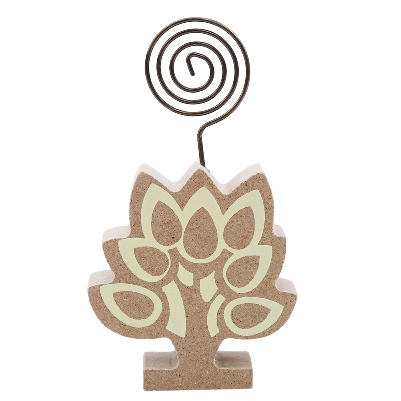 Милые деревянные грибы Ежик сова дерево Мемо Клещи Зажим держатель маленькие